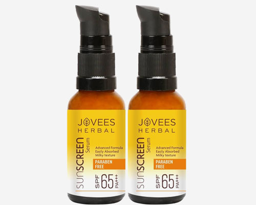 Jovees Sunscreen Serum SPF-65 PA+++ 30ml Bottle
